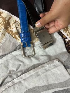 Stylish Blue &amp; Black Belts