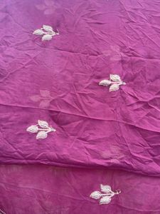Elegant Embroidered Maroon Dupatta