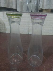 Diwali Gift - Set of 2 Tall, Clear Pilsner- Glasse