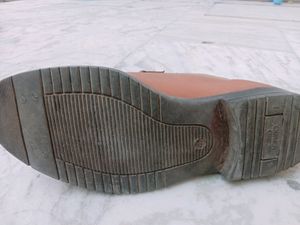 Men Leather Brown Shoes Brand Carlo Romano 7 No. Very Less Use