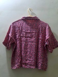 Floral Print Short Sleeve Top