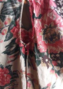 Beautiful Floral Print Kurta