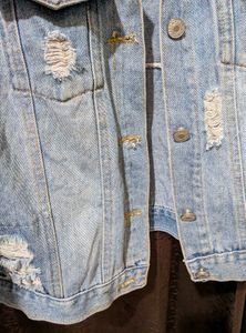 Distressed Denim Jacket