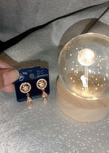 Rose Gold Jhumka Earrings