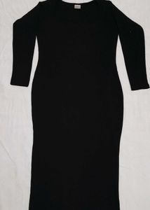 Classic Black Long Sleeve Dress