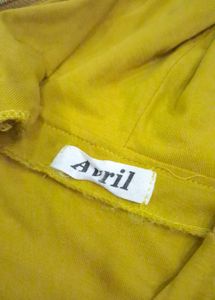 Yellow Quarter-Zip Hoodie