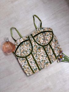 Floral Corset Top