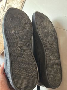 Black Casual Lace-Up Shoes