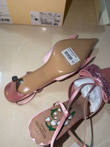 Valentino Bow Slingback Heels 85mm Euro 40 size