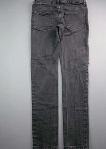 Women Straight Fit High Rise Grey Jeans
