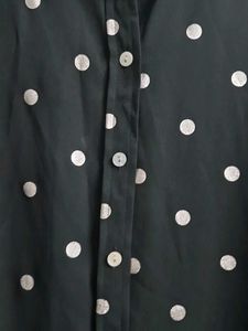 Marks &amp; Spencer Dot Button-Up Shirt