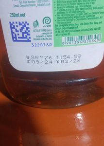 Dettol Antiseptic Disinfectant Liquid 250ml 1p