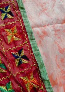 phulkari dress material