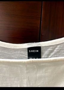 Stylish White Cold Shoulder Top - Like New