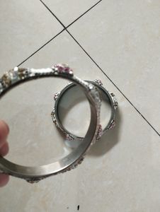 Last Price New Stone Metal Bangles