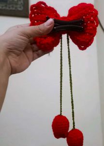 Red 🌷 Tulip Hair Clip