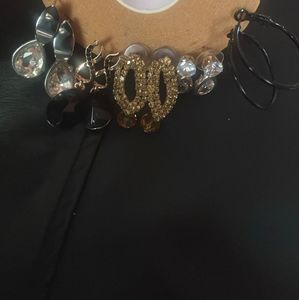 Oxidized Jhumkas And Fancy Earrings
