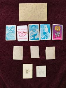 WWF Wrestling Trading Cards and sti