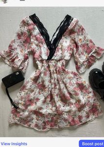 Lace Babydoll Coquette Dress