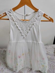 White Baby Girl Tutu Dress