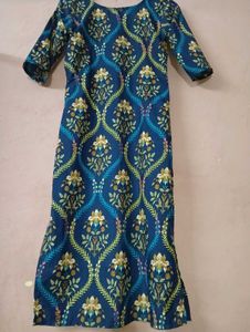 Elegant Floral Print Kurta