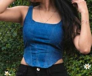 Stylish Blue corset