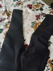Kids Black Jeggings Waist 20 Length 25