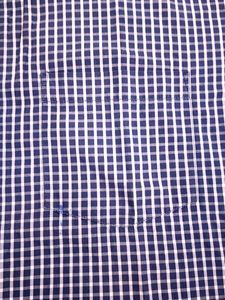 Men's Blue Checkered Button-Down Shirt