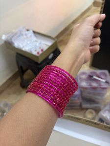 Bright Fuschia/Magenta Bangles