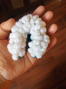 White gajra with Green Cord