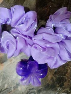 Cute Purple Hair Accessories Set