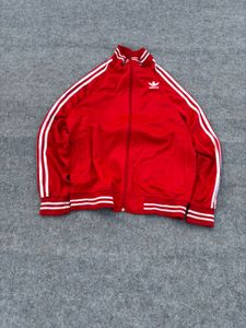 Adidas Red Track Jacket