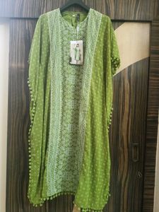 Green Juniper Kaftan Without Belt