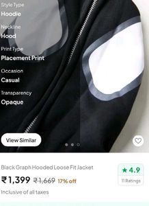 Black Spider Graphic Hoodie