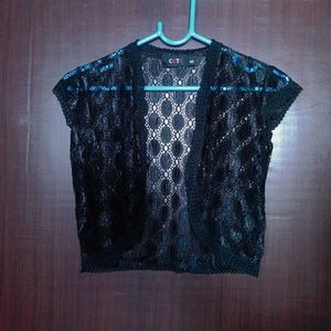 Black Lace Bolero Shrug