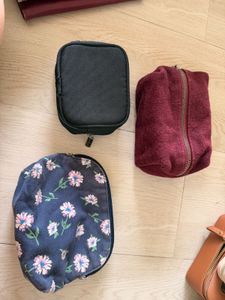 Set of 3 Cosmetic Pouches