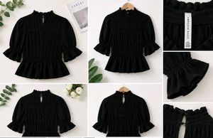 American Eagle Outfitters Smocked Puff Sleeve Top