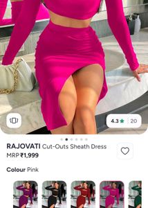 Rajovati Hot Pink Co-ord Set