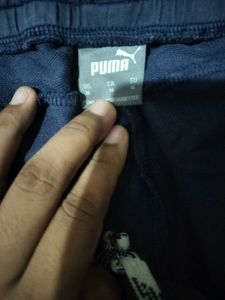 Puma Navy Blue Athletic Shorts