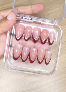Elegant French Tip Press-On Nails