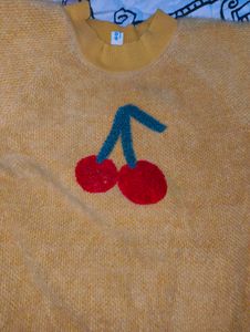 Cute Yellow Cherry Baby Dress