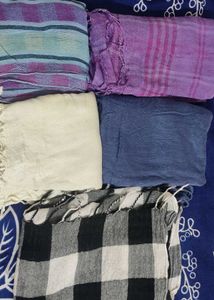 3 Cotton Scarves/Stole