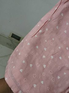 136.Pink Polka Dot Palazzo Pants