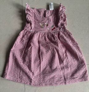 Cute Cherry Gingham Dress