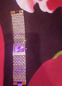Sparkling Rhinestone Bracelet Watch