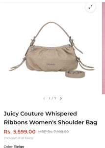 Juicy Couture Beige Shoulder Bag