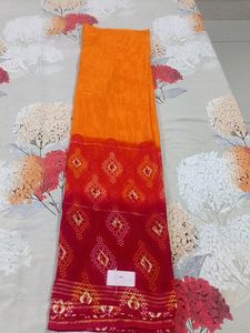 Soft Bhandhej Saree😍