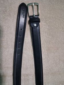 Celtic Black Leather Belt with Box