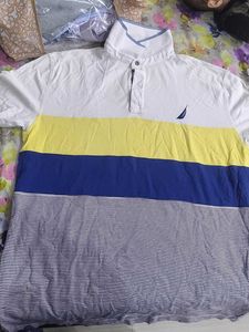 Nautica Striped Polo Shirt