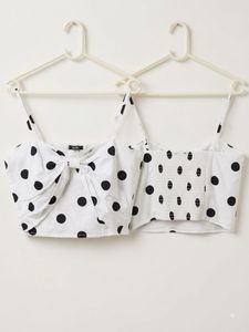 Polka Dot Crop Top